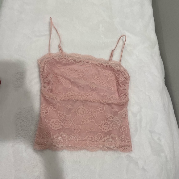 NWOT Garage Pink Lace Camisole - Picture 3 of 6